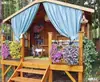 Casa del Árbol Móvil Fotografía Casa de Madera en el Patio Juego Móvil Casa de Madera Madera Anticorrosión Ensamblaje Interactivo Casa de Madera para Niños