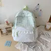 Mochila estilo coreano para alunas do ensino fundamental, alto apelo estético, estilo ins, grande capacidade, leve, mochila simples para o campus