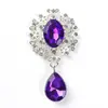 Colgante de Gota de Agua de Plata Aleación Brillante Material para Accesorios del Cabello Accesorios de Lazo DIY Accesorios para Ropa Joyería Hecha a Mano