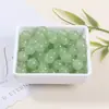 Contas Redondas de Cristal de Vidro Imitando Jade Feitas à Mão para Pulseira DIY Colar Grampo de Cabelo Material de Jade Contas Soltas Acessórios para Miçangas Atacado