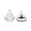 Brincos Triangulares de Zircônia em Liga de Titânio F136 Unhas Labiais Rosca Interna Piercing de Titânio G23 Joias de Piercing Unhas para Cabeça Osso da Orelha