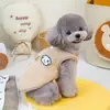 Ropa para Perros Mascotas Ropa para Mascotas Gato Otoño e Invierno Teddy Bichón Pomerania 24 Chaleco de Polar con Apertura en la Espalda