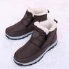 Botas para Hombre 2025 Invierno Nuevo Estilo Forradas de Felpa Cálidas Casuales Botas de Nieve Antideslizantes Versátiles para Exteriores Suela Gruesa Zapatos de Algodón para Hombre