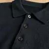 Suéter de Cachemir para Hombre 100% Cachemir Puro Cuello Polo Manga Larga Tejido Otoño Invierno Nuevo Casual de Negocios Jersey Lana