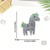 Venta Directa de Fábrica de Parches Bordados de Moda con Cuentas Pequeñas con Forma de Caballo para Zapatos, Sombreros, Bolsos y Accesorios de Ropa Parches DIY
