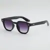 Gafas de Sol con Montura Negra Pura, Gafas de Sol de Moda Retro Versátiles, Protección UV, Protección Solar para Salir, Estilo Unisex