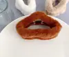 Clip de Felpa Nube de Imitación de Piel de Conejo para Otoño e Invierno Clip Versátil para el Cabello Clip Grande de Pelo de Piel Pinza de Tiburón para la Parte Posterior de la Cabeza