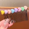 Novo artefato de pente para crianças no verão, pente de cabelo fofo para cabelo quebrado, pente para cabelo de menina, presilha de cabelo para testa, parte de trás da cabeça, presilha de cabelo para franja