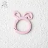 Conejo de Dibujos Animados Pintado de Colores Hebilla de Resorte Anillo Abierto Colgante Accesorios para Joyería DIY Colgante para Llavero Bolsa