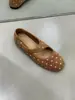 Primer Encuentro Temporada Zapatos de Mujer Altura Oculta Estilo Pequeño Aroma Boca Baja Suela Plana Zapatos Individuales Mujer 2026 Con Faldas Zapatos Mary Jane de Lunares