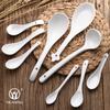 Cuchara de Cerámica Blanca Cuchara Xiaoping Cuchara Cuchara Grande Cuchara Pequeña Cuchara para el Hogar Cuchara de Cerámica para Comer Venta al por Mayor