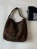 Bolso estampado de leopardo 2026 para mujer, gran capacidad, diseño de nicho coreano, moderno y simple, bolso de hombro tote para otoño e invierno, tendencia transfronteriza