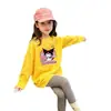 Camiseta Feminina para Primavera e Outono 2026 Novo Estilo Moda Outono Infantil Camiseta Básica Fofa de Manga Longa 100% Algodão para Bebês