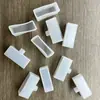 Enchufe de Silicona para Tira de Lámpara Tipo Raqueta Salida Directa Impermeable Carcasa de Enchufe para Barra de Luz Enchufe de Cola Tapa de Cola Accesorios Iluminación de Barra de Luz