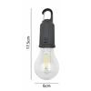 Luz solar para acampamento transfronteiriça, lâmpada de iluminação externa, luz esférica portátil, lâmpada de tungstênio recarregável, luz para barraca de acampamento