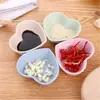 Mini Prato de Condimentos Estilo Japonês de Palha de Trigo Prato Criativo para Vinagre Prato para Molho de Soja Prato de Condimentos Tigela Pequena de Plástico