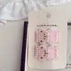 Pinza para el pelo geométrica para niños Nian Nian, nuevo y lindo oso con flores, pinza lateral, pinza para el flequillo