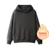 Sudadera Personalizable Puede Imprimir Logo Uniforme de Clase Transfronterizo Europeo y Americano Comercio Exterior Sudadera con Capucha de Terciopelo Grueso para Hombre Otoño e Invierno Holgada