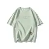 Camiseta de Manga Corta para Hombre, Nuevo Estilo de Verano, Diseño de Letras Moderno, Corte Holgado, Talla Grande, Moda, Top Casual Versátil