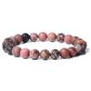 Pulseira Fosca de Pedra Natural Conta 8mm Ágata Olho de Tigre Pulseira Retrô Versátil Pulseira de Cordão Elástico Presente para Homens