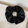 Elástico de Cabelo Grande de Bolinhas Camada Dupla Estilo Coreano Anel de Cabelo Elegante Corda de Cabelo de Tecido Clássico Scrunchie Acessório de Cabelo Novo Estilo