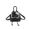 Mochila Retro Americana de Gatito para Mujer, Estilo Coreano Estampado de Leopardo Diseño de Nicho Dibujos Animados Linda Mochila de Gran Capacidad