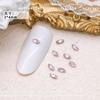 Mini tamanho pequeno olho de cavalo atacado celebridade da internet manicure mini cor mágica sementes de gergelim fundo pontiagudo Diamante formato especial decoração de unha
