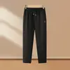 Calças de Primavera, Outono e Inverno para Mulheres, Leggings Soltas com Efeito Emagrecedor, Calças Casuais para Mães de Meia-Idade e Idosas, Calças Harem Aveludadas Espessas