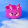 Venta Caliente Cubierta de Taza de Silicona de Dibujos Animados Goma Suave Conejo Lindo Anti-quemaduras Aislante Accesorios para Tazas Stanley Portavasos Fabricante Venta al por Mayor
