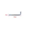 Marcador Galvanizado em L para Ponto de Observação de Assentamento Marca de Observação de Assentamento Marca de Assentamento Prego de Topografia