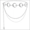 Cadena para la cintura de serpiente de metal popular transfronteriza del Año de la Serpiente para mujer, Cabeza de serpiente con diamantes, Ajustable, Joyería de lujo ligero moderna y versátil para mujer