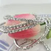 Pulseira Quadrada de Zircônia de Linha Única Nova Transfronteiriça da Amazon Pulseira Fashion Simples de Alto Padrão com Zircônias em Toda a Linha para Mulheres
