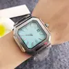 Relógio Retrô com Pulseira Octogonal de Aço, Mostrador Verde Personalizado com Calendário, Relógio de Quartzo Moderno para Homens e Mulheres, Relógio Popular Transfronteiriço