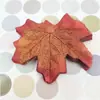 Hojas de Arce Artificiales 8cm Surtido Multicolor Decoración de Halloween Navidad Paisajismo Transfronterizo Adornos de Hojas Falsas