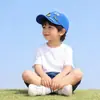 Chapéus de Comércio Exterior para Crianças, Bonés de Baseball com Desenhos Fofos de Pinguim e Peixe, Novos Modelos Primavera e Verão 2026, Bonés com Aba para Proteger do Sol