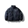 Undomaze Americana de Moda Impermeable Cuello Alto Holgada Chaqueta de Algodón de Invierno Chaqueta de Trabajo para Hombre Chaqueta Cálida de Algodón 25018