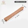Manija Moderna Simple de Nogal para Cajón de Mueble de Agujero Único y Doble, Manija Pequeña para Puerta de Armario de Madera Maciza, Venta al por Mayor