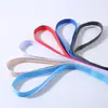 Venta al por mayor del fabricante Correas tejidas de poliéster-algodón de colores para prendas de vestir, Bolsos de lona para bolso de mano y mochila, Correas tejidas de algodón liso con cuentas para yoga