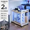 Suporte para Gabinete de Computador de Sala de E-Sports, Rack de Armazenamento Base Móvel de Múltiplas Camadas, Carrinho de Piso para Uso Doméstico Sob a Mesa