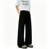 Nuevos Pantalones Harem de Color Sólido Sueltos de Lino Sintético para Hombre Verano 2026 Moda Juvenil Casual Rectos Largos