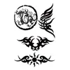 Adesivos de Tatuagem Impermeáveis Estilo Tribal Transfronteiriço São Impermeáveis e Duradouros, Adequados para o Pescoço e as Mãos, e Podem Criar Facilmente Personalidades de Nicho