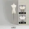 Tienda de Ropa Modelo Femenino Estante Vestido de Novia Ventana Maniquí Falso Modelo Femenino de Medio Cuerpo Accesorios Soporte de Exhibición Cuerpo Completo