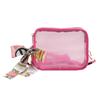 Bolso de mujer nuevo, transparente, estilo japonés, con maquillaje fresco, lápiz labial, bonito bolso bandolera de color caramelo para mujer.