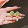 Pendientes de perlas y flores de estilo barroco retro francés para mujer, elegantes y sencillos pendientes de rosas para celebridades.