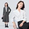 Falda Profesional Elegante de Alta Gama Estilo Diosa Slim Ropa de Trabajo Formal Fabricante Traje de Otoño Traje para Mujer