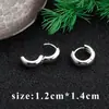 Clip para oreja de moda DIY redondo con apertura para colgar, aretes semiacabados, accesorios de joyería, oro real de 18 quilates electrochapado, incrustado con circonita