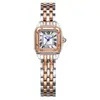 Reloj Cuadrado Pequeño de Lujo Ligero Estilo Coreano, Resistente al Agua, Tendencia en Tiktok, Popular Reloj de Cuarzo de Moda para Mujer, Reloj de Comercio Exterior