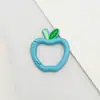 Chaveiro Colorido com Fivela de Mola em Formato de Maçã Brinquedo Desenho Animado Corrente para Celular Fofo Versátil Joias Artesanais DIY Acessórios