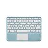 Teclado Bluetooth Redondo com Toque de Tecla Adequado para iPad Huawei Samsung Xiaomi Sem Fio para Escritório Multifuncional com Carregamento