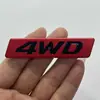 Adecuado para Hyundai New Tucson New Santa Fe Tracción en las Cuatro Ruedas 4WD Personalizado Logo del Coche Etiqueta Trasera Pegatina para Coche Pegatina de Carrocería Marca de Palabra
